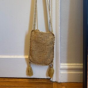 Vanessa Bruno Crochet Raffia Bag